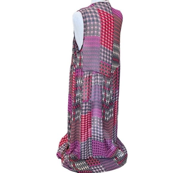 Anthropology sans souci bohemian cardigan duster sheer size large - Picture 2 of 10